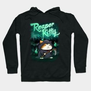 Halloween Grim Reaper Kitty Hoodie